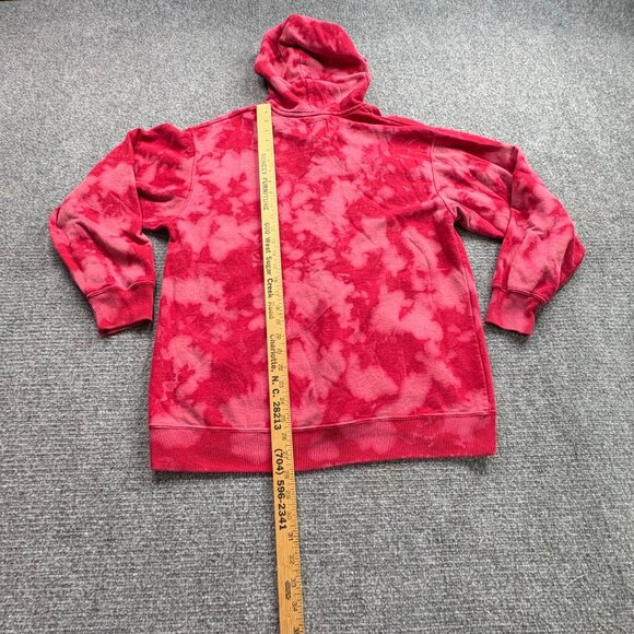 Hollister Hoodie Womens‎ S Pink Tie-Dye Jacket Zip-Up Sweatshirt Pockets Boho - Picture 10 of 12